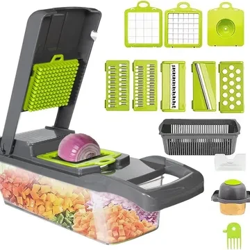 • عرض قطعتين قطاعة Veggie Slicer الحديثة